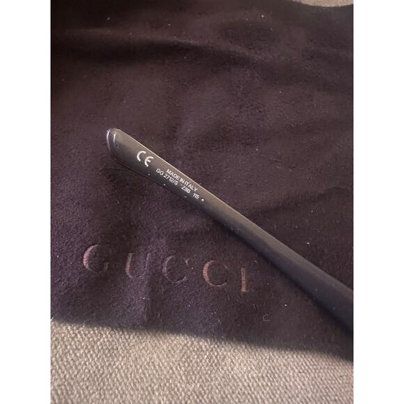 VINTAGE Y2K Gucci Shield Rimless Fade Lens Sunglasses Like New - Picture 4 of 7